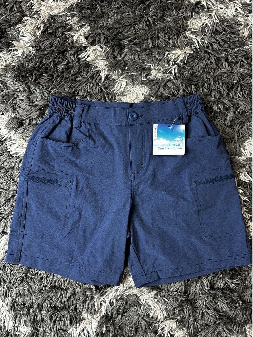 NWT Willit Womens Small Blue Hiking Cargo Shorts UPF 50+ Sun Protection Outdoor